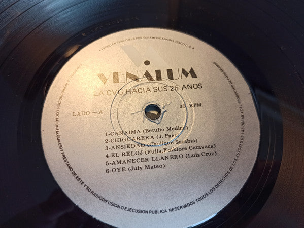Various : Venalum/85 (LP, Comp, Promo, Gat)