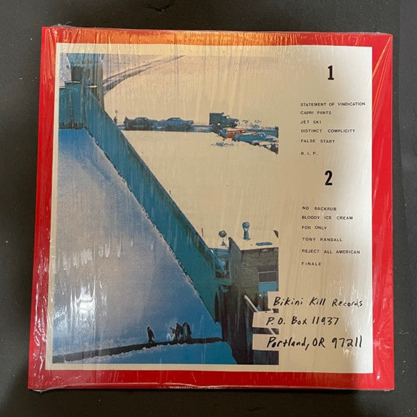 Bikini Kill : Reject All American (LP, Album, RE, Red)