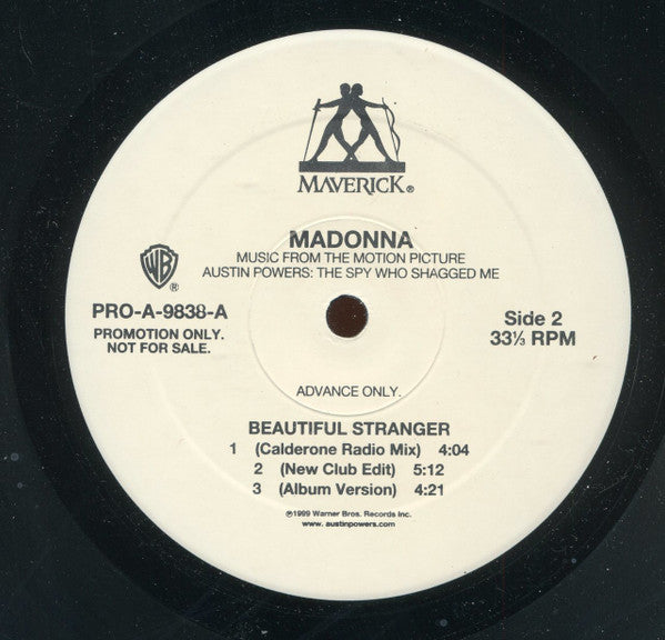 Madonna : Beautiful Stranger (12", Advance, Promo)