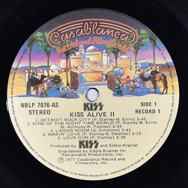 Kiss : Alive II (2xLP, Album, RE)