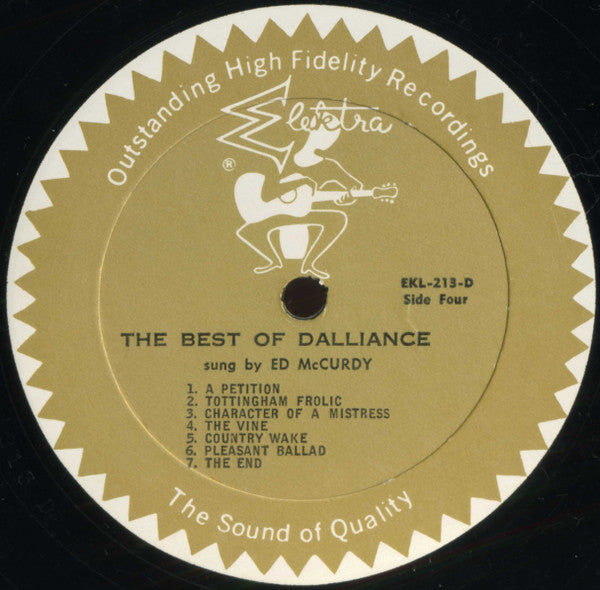 Ed McCurdy : The Best Of Dalliance (2xLP, Comp)
