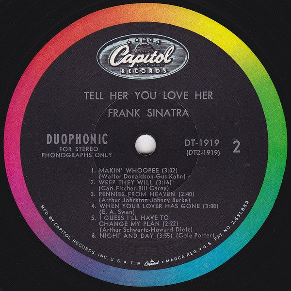 Frank Sinatra : Tell Her You Love Her (LP, Comp, Duo)