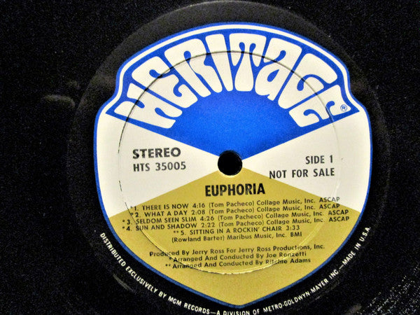 Euphoria (24) : Euphoria (LP, Album, Promo, Gat)