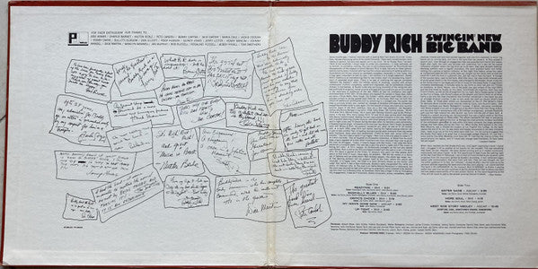 Buddy Rich : Swingin' New Big Band (LP, Album, Mono, Gat)