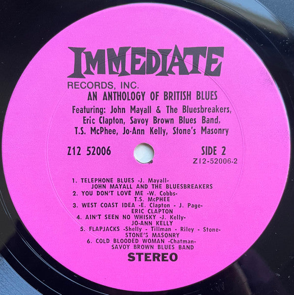 Various : An Anthology Of British Blues (LP, Comp, Pit)