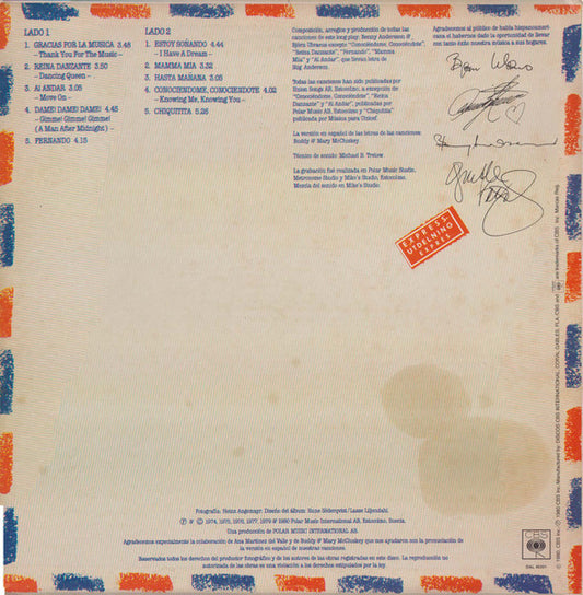 ABBA : Gracias Por La Musica (LP, Album)