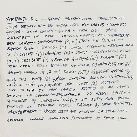 Fontaines D.C. : A Hero's Death (LP, Album, RP)