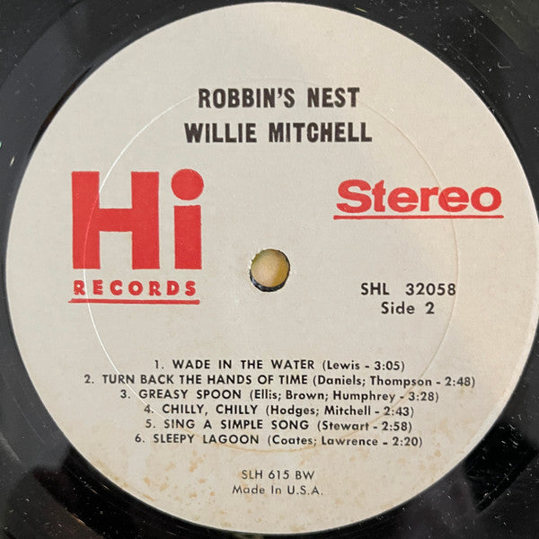 Willie Mitchell : Robbin's Nest (LP, Album, Bes)
