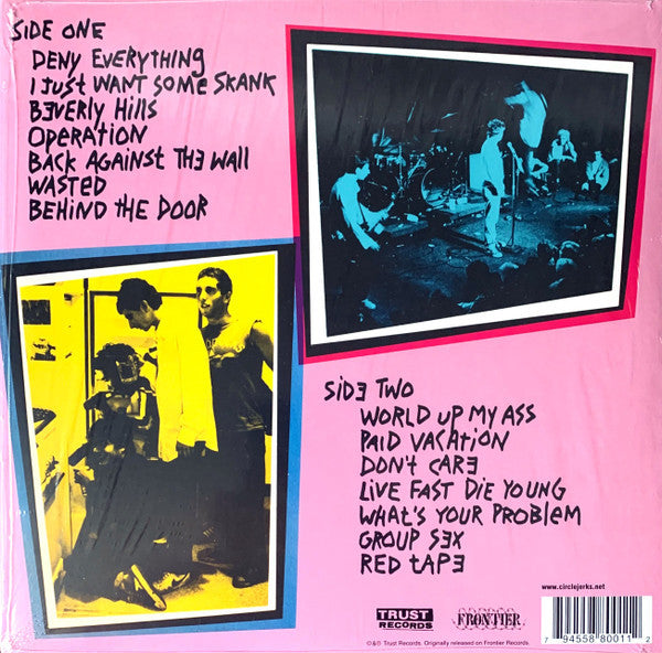 Circle Jerks : Group Sex (LP, Album, Dlx, Ltd, RE, RM)
