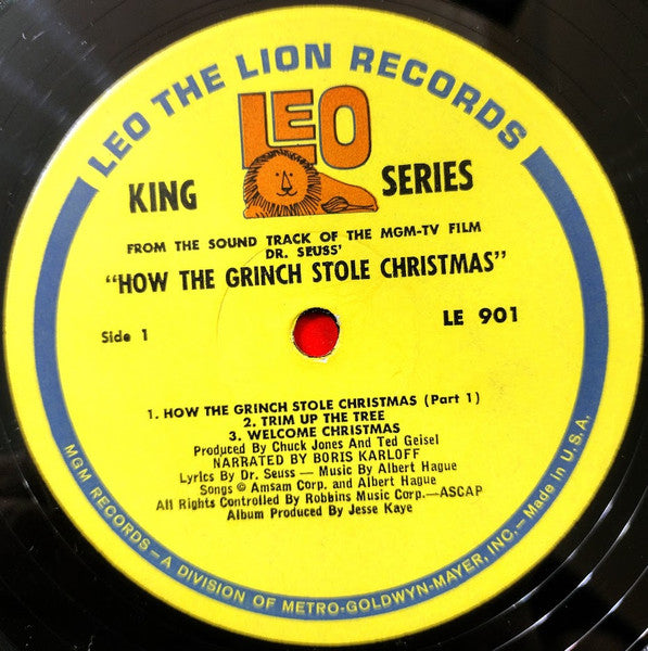 Dr. Seuss : How The Grinch Stole Christmas (LP, Mono)