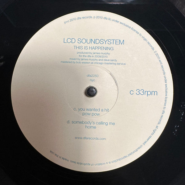 LCD Soundsystem : This Is Happening (2xLP, Album, RE)