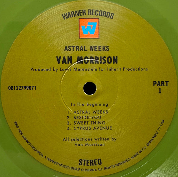 Van Morrison : Astral Weeks (LP, Album, Ltd, RE, Oli)