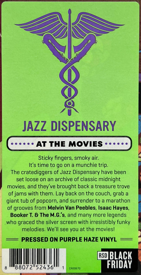 Various : Jazz Dispensary: At The Movies (LP, RSD, Comp, Ltd, Pur)