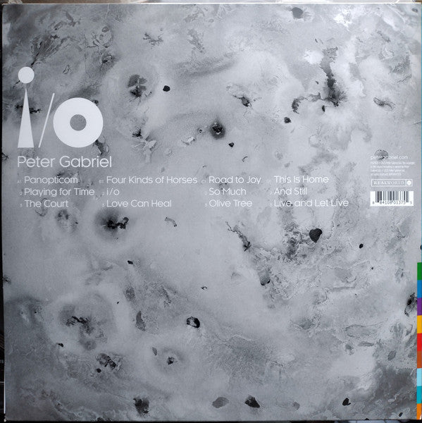 Peter Gabriel : I/O (Dark-Side Mixes) (2xLP, Album, Gat)