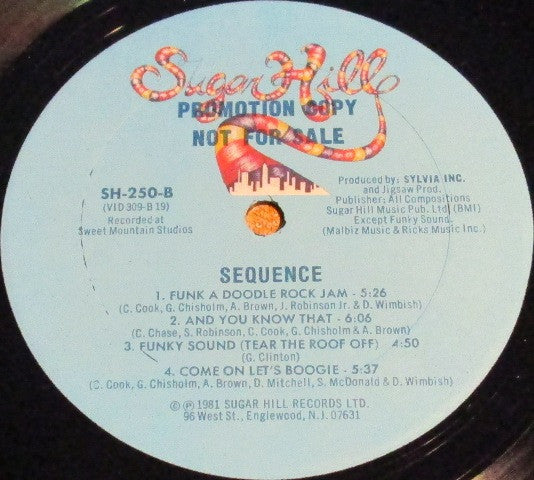 The Sequence : The Sequence (LP, Album, Promo)