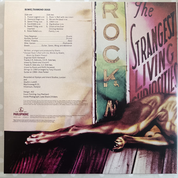 Bowie* : Diamond Dogs (Limited 50th Anniversary Edition) (Half Speed Master) (LP, Album, RE, RM, 180)