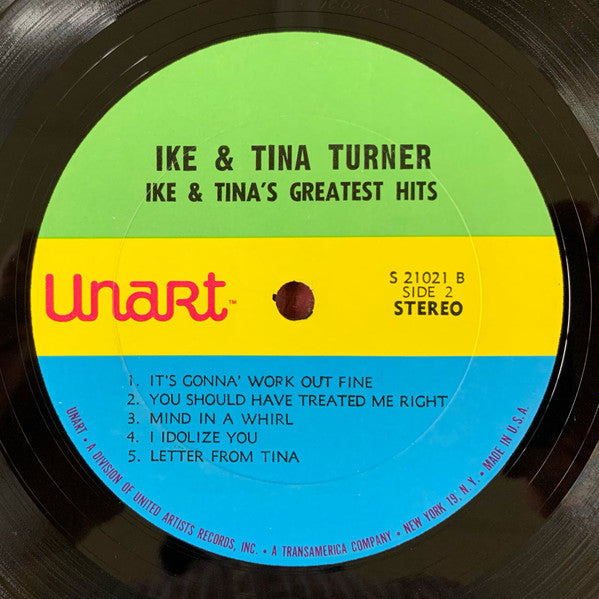 Ike & Tina Turner : Ike & Tina's Greatest Hits (LP, Comp)