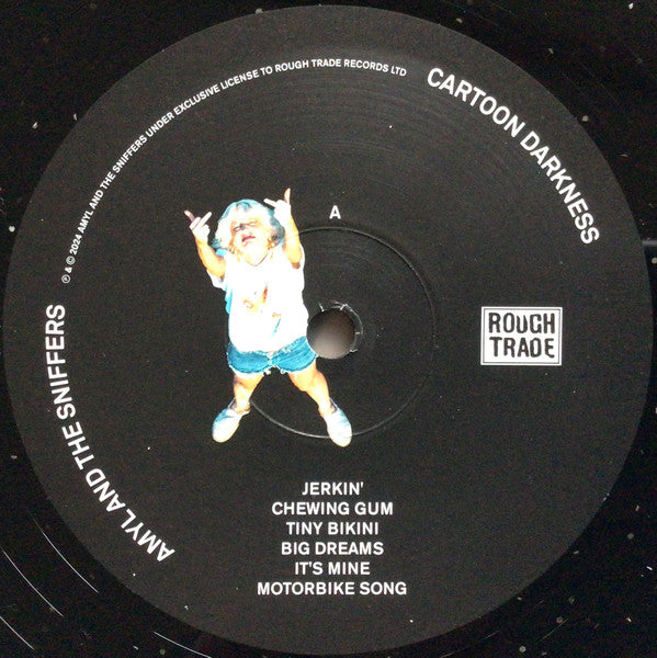 Amyl and The Sniffers : Cartoon Darkness (LP, Album, Ltd, Bla)
