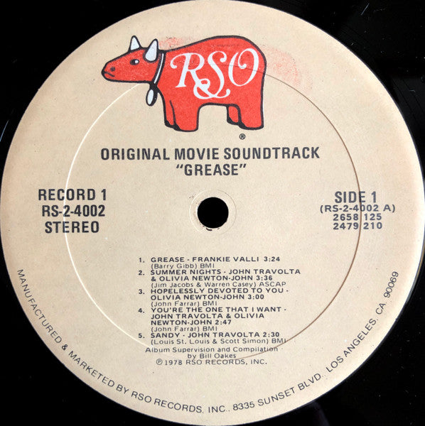 Various : Grease (The Original Soundtrack From The Motion Picture) (2xLP, Album, Kee)