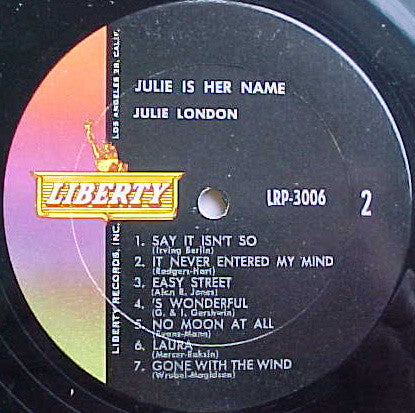 Julie London : Julie Is Her Name (LP, Album, Mono, RE, Col)