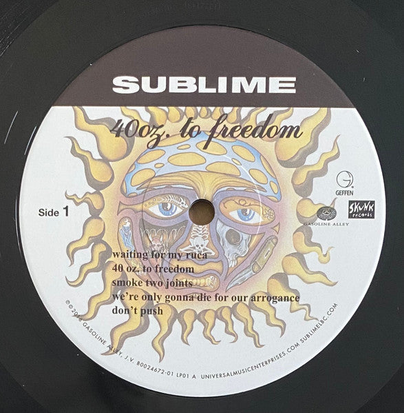 Sublime (2) : 40oz. To Freedom (2xLP, Album, RE, RM)