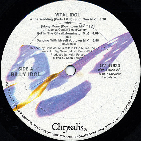 Billy Idol : Vital Idol (LP, Comp, RE)