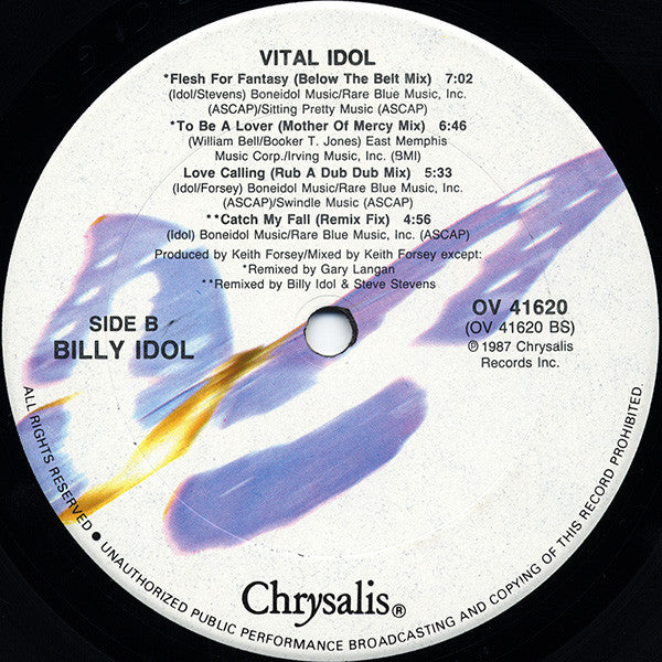 Billy Idol : Vital Idol (LP, Comp, RE)