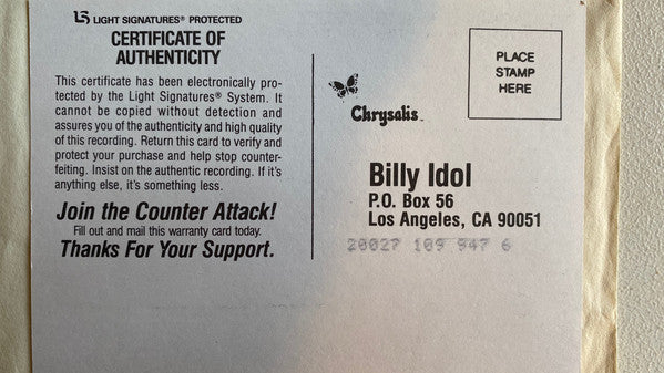 Billy Idol : Vital Idol (LP, Comp, RE)