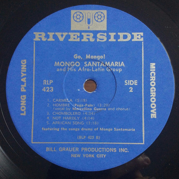 Mongo Santamaria And His Afro-Latin Group : Go, Mongo! (LP, Album, Mono)
