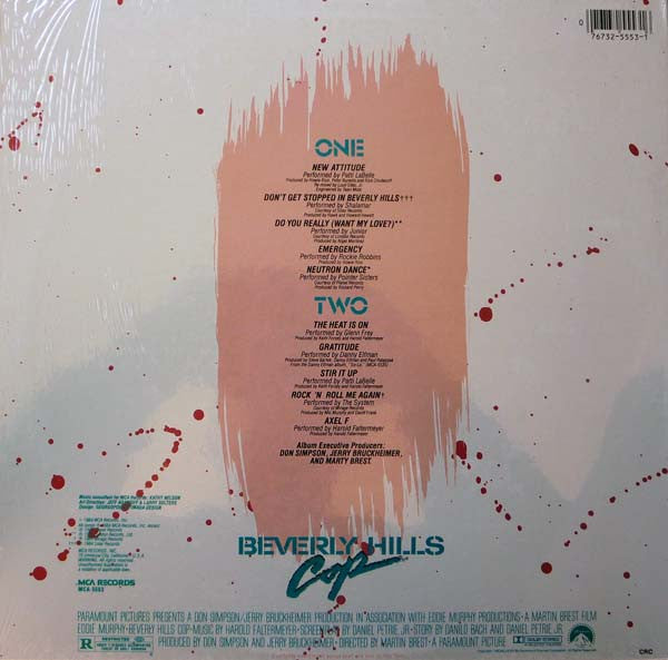 Various : Music From The Motion Picture Soundtrack - Beverly Hills Cop (LP, Comp, Club, Car)