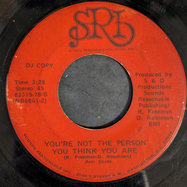 Taack : How Can Your Fall In Love (Without Even Knowing) B/w You're Not The Person You Think You Are (7", Single, Promo)