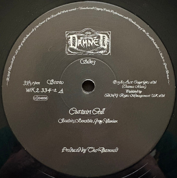 The Damned : The Black Album (2xLP, Album, RE)