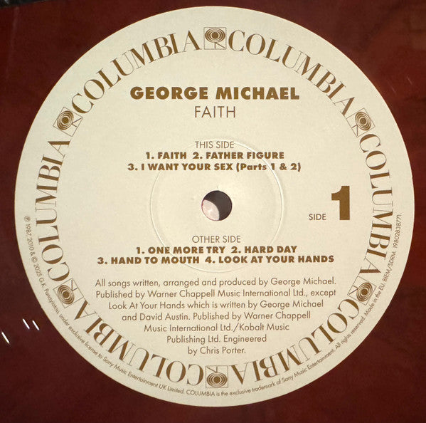 George Michael : Faith (2xLP, Album, Ltd, RE, RM, Red)