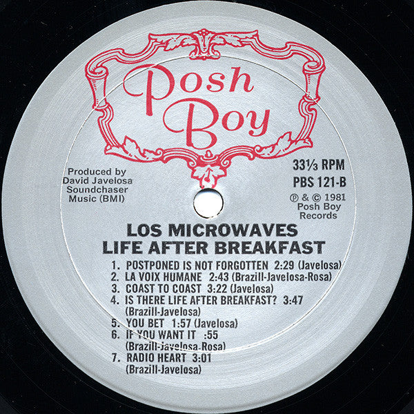 Los Microwaves : Life After Breakfast (LP, Album)