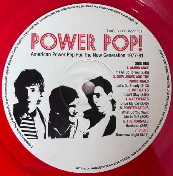 Various : Power Pop! (American Power Pop For The Now Generation 1977-81) (LP, Album, RSD, Comp, Ltd, Red)