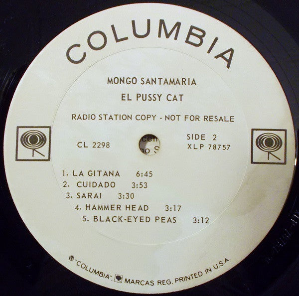 Mongo Santamaria : El Pussy Cat (LP, Mono, Promo)