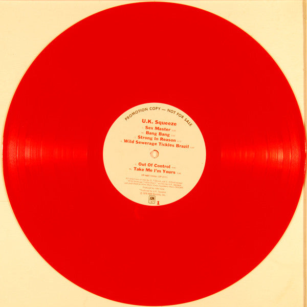 Squeeze (2) : U.K. Squeeze (LP, Album, Promo, Red)