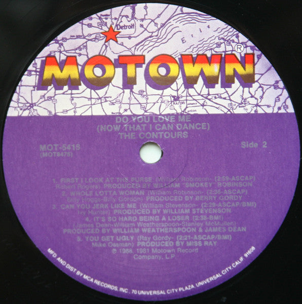 The Contours : Do You Love Me (Now That I Can Dance) (LP, Comp, RE)