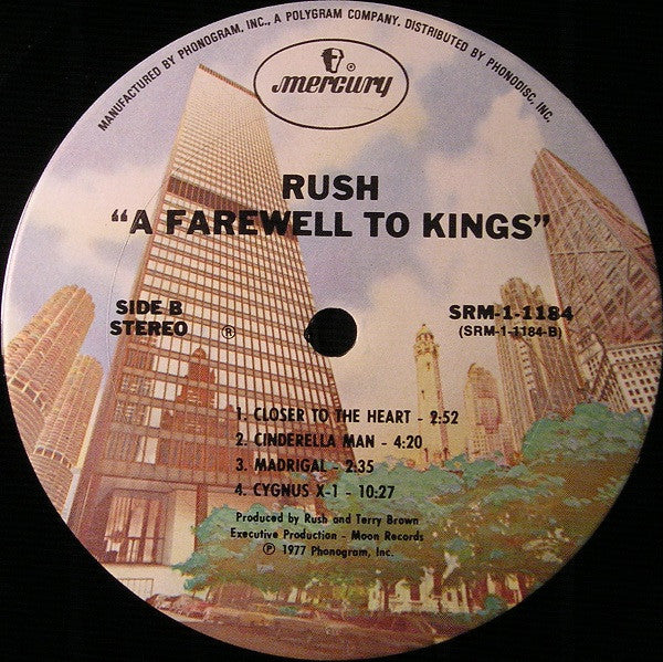 Rush : A Farewell To Kings (LP, Album, Ter)