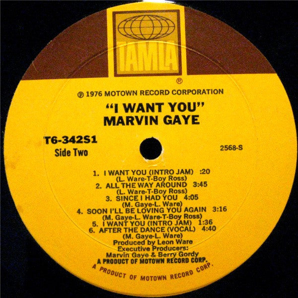 Marvin Gaye : I Want You (LP, Album, M/Print, Mon)