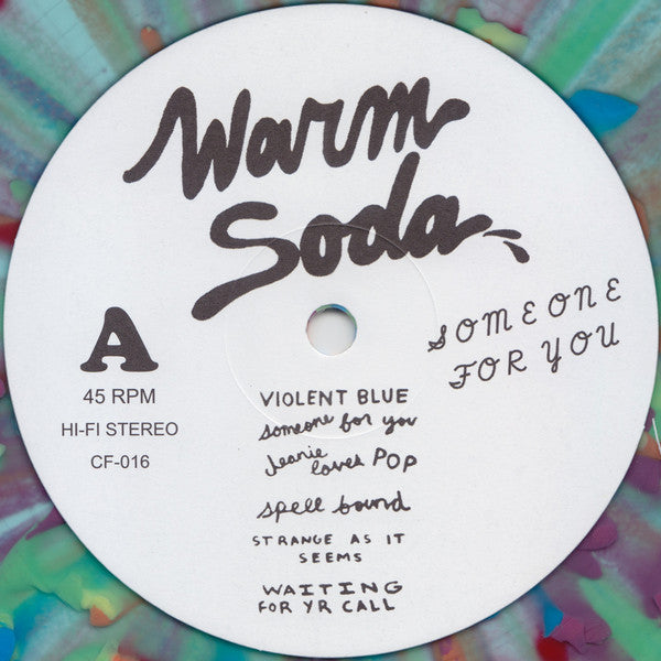 Warm Soda : Someone For You (12", Album, Ltd, Tra)