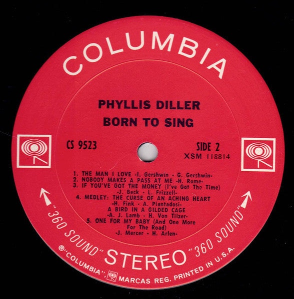Phyllis Diller : Born To Sing (LP, Album)