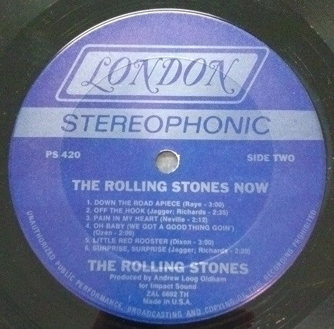 The Rolling Stones : The Rolling Stones, Now! (LP, Album, RE, Ter)