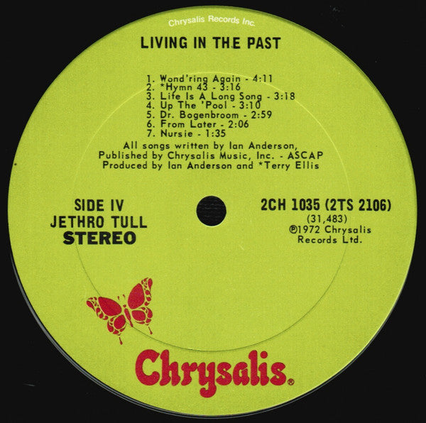 Jethro Tull : Living In The Past (2xLP, Comp)