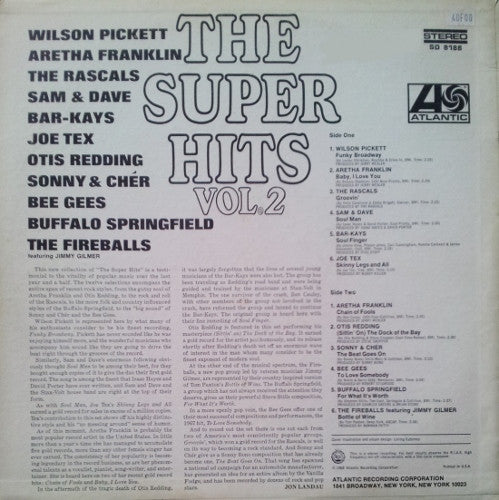 Various : The Super Hits Vol. 2 (LP, Comp, RE, PR )