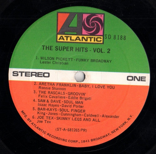Various : The Super Hits Vol. 2 (LP, Comp, RE, PR )