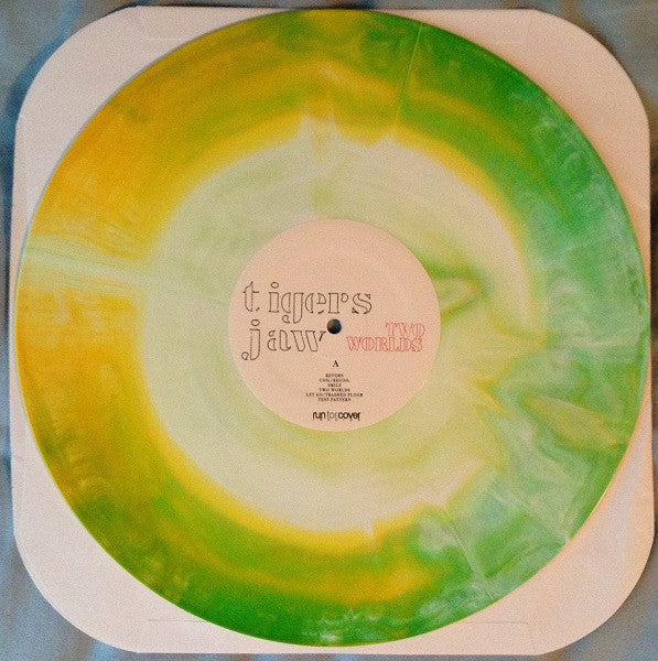 Tigers Jaw : Two Worlds (LP, Album, RP, Yel)