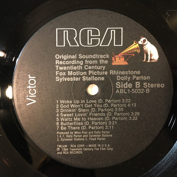 Various : Rhinestone - Original Soundtrack Recording From The Twentieth Century Fox Motion Picture (LP, Album)