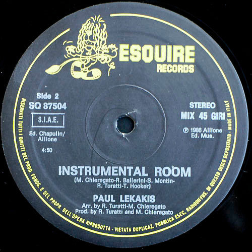 Paul Lekakis : Boom Boom (Let's Go Back To My Room) (12", Maxi)