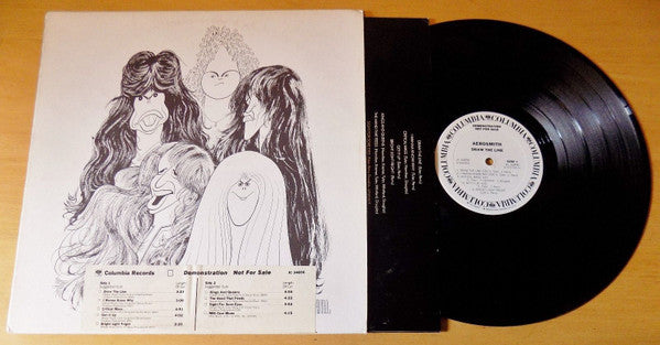 Aerosmith : Draw The Line (LP, Album, Promo)